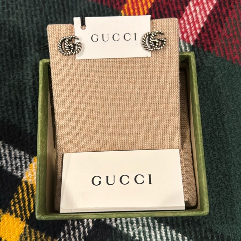 Gucci Women's GG Marmont Sterling Silver Stud Earrings